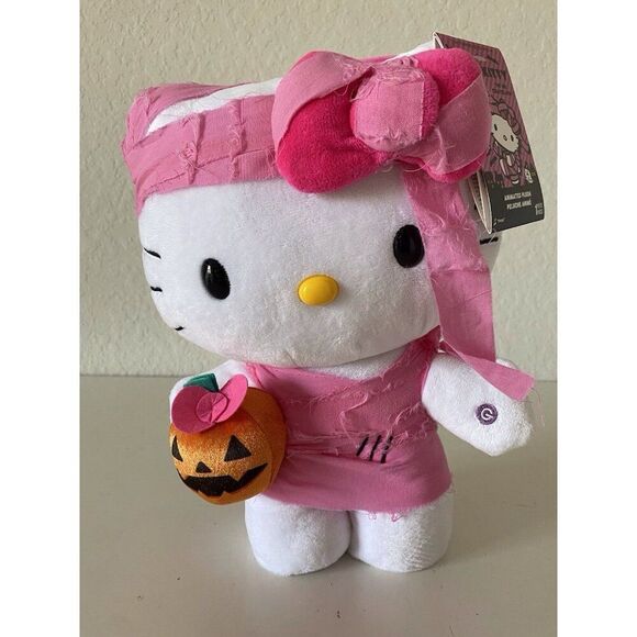 Hello Kitty Pink Mummy Halloween 12” Dancing Side Stepper 2025 Animated NEW - Picture 1 of 11